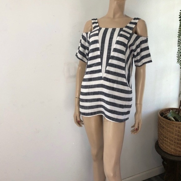 Soft Surroundings Sunset tunic cold shoulder size:XS - Picture 15 of 16